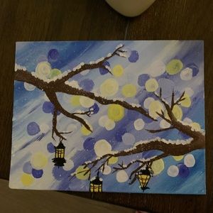 Original winter painting